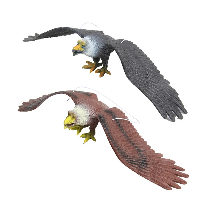 Outdoor Eagle Figurine – Hanging Bird Deterrent Decoy