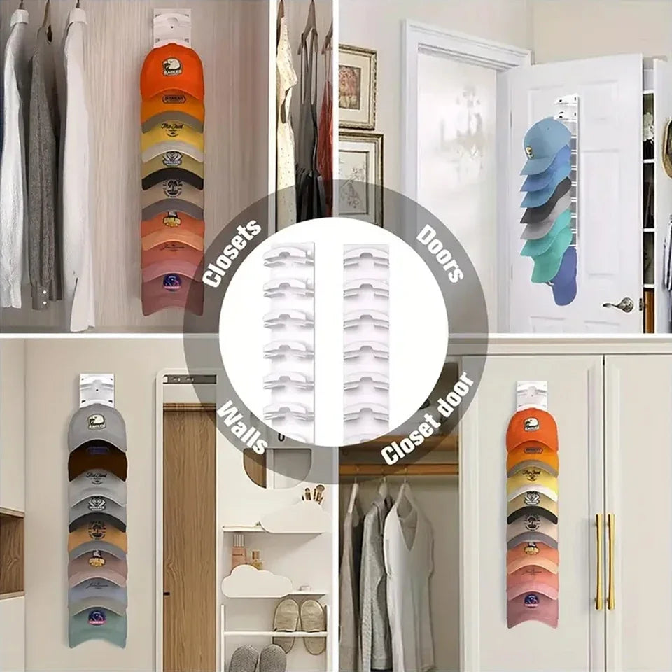 Wall-Mounted Hat Organizer