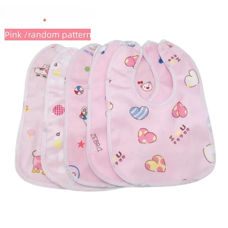 Cotton Waterproof Baby Bib – Feeding Protection for Toddlers