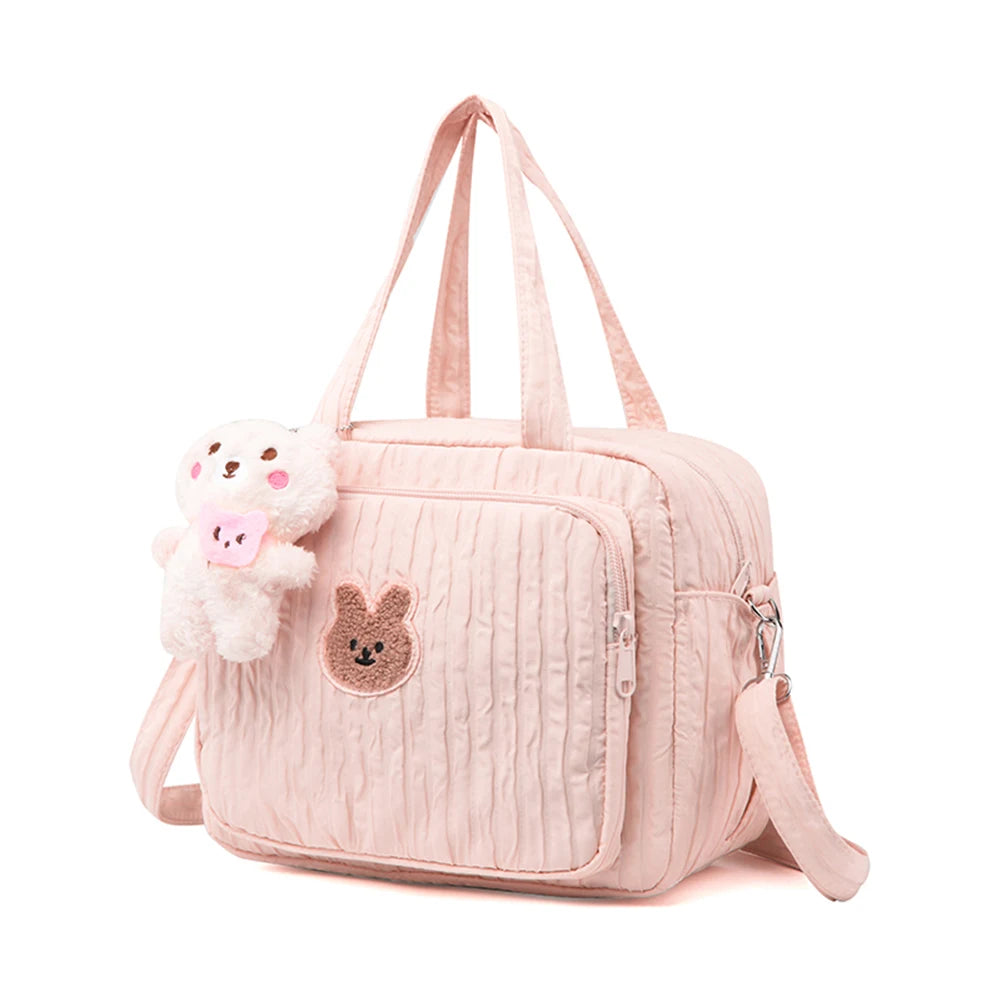 Baby Diaper Bag with Pendant – Large Capacity Travel Organizer