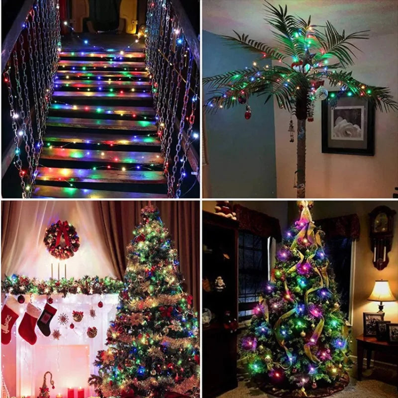 20m USB LED String Lights – Warm White Fairy Lights for Decor