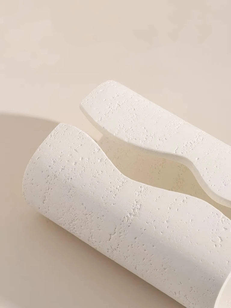 Modern White Travertine Tissue Box Holder