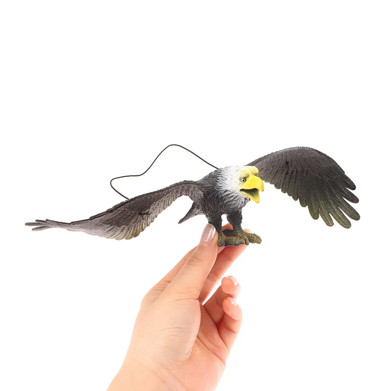Outdoor Eagle Figurine – Hanging Bird Deterrent Decoy
