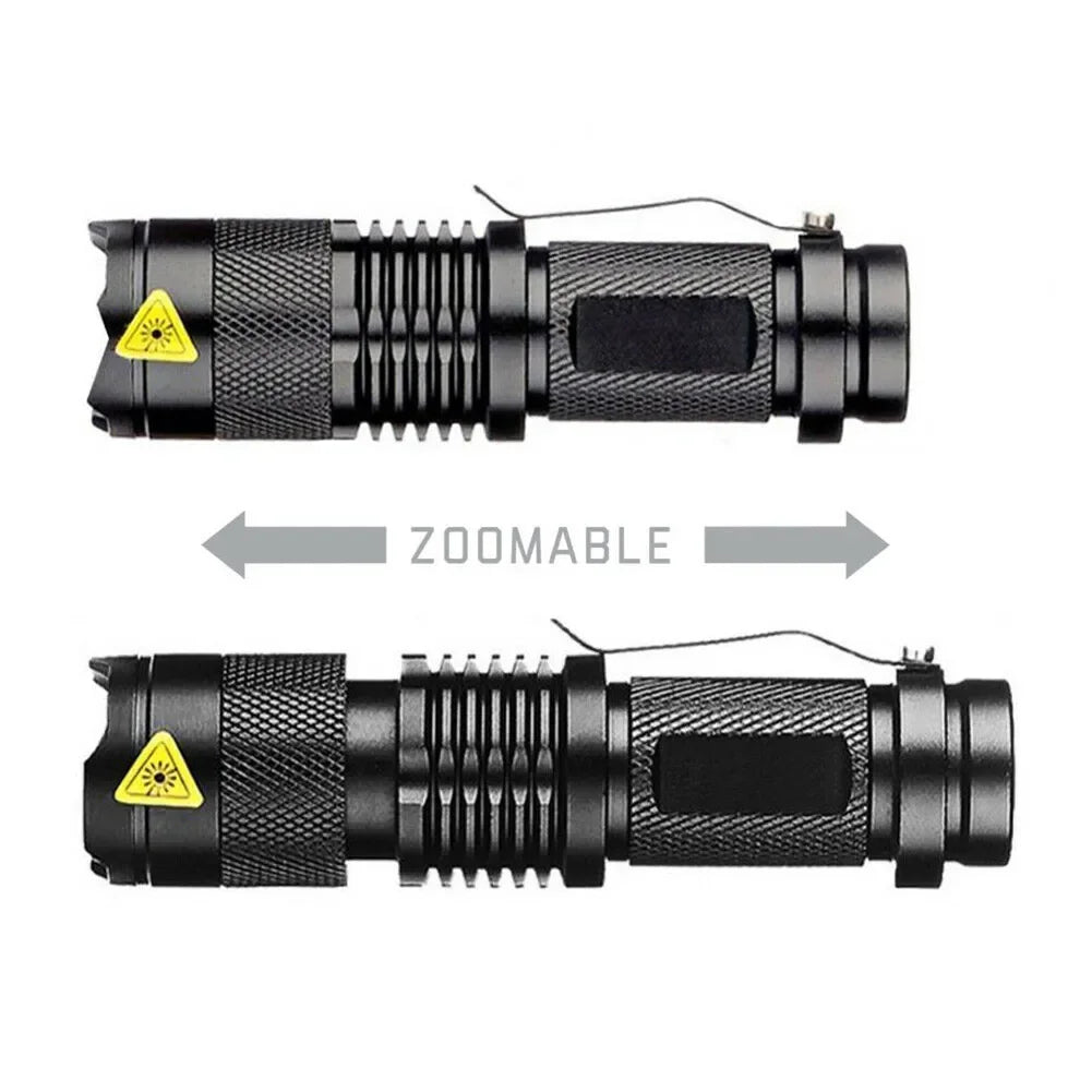 Waterproof Tactical LED Flashlight – Portable 3-Mode Torch