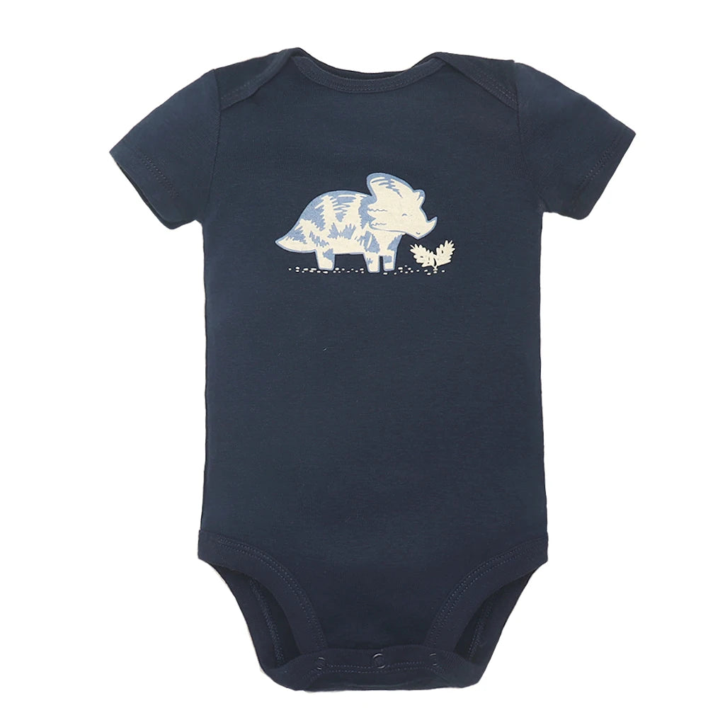 5PCS Baby Cotton Bodysuits