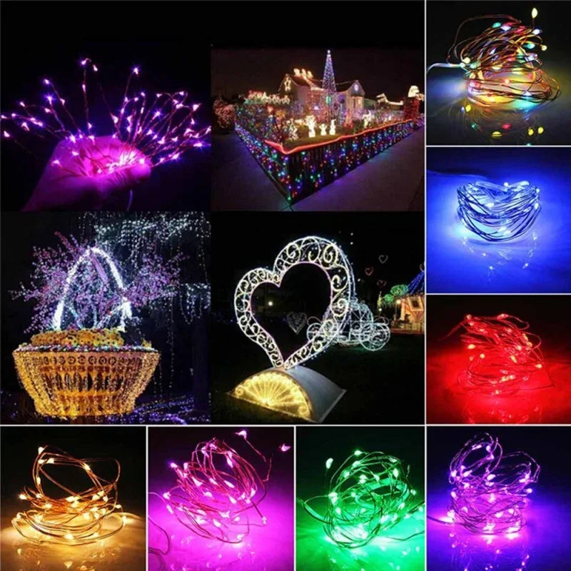 20m USB LED String Lights – Warm White Fairy Lights for Decor