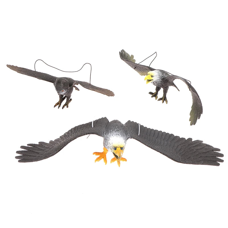 Outdoor Eagle Figurine – Hanging Bird Deterrent Decoy