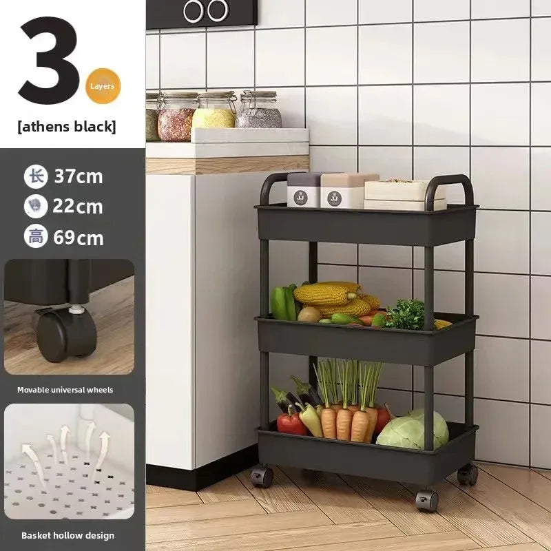 Multi-Level Mobile Storage Rack